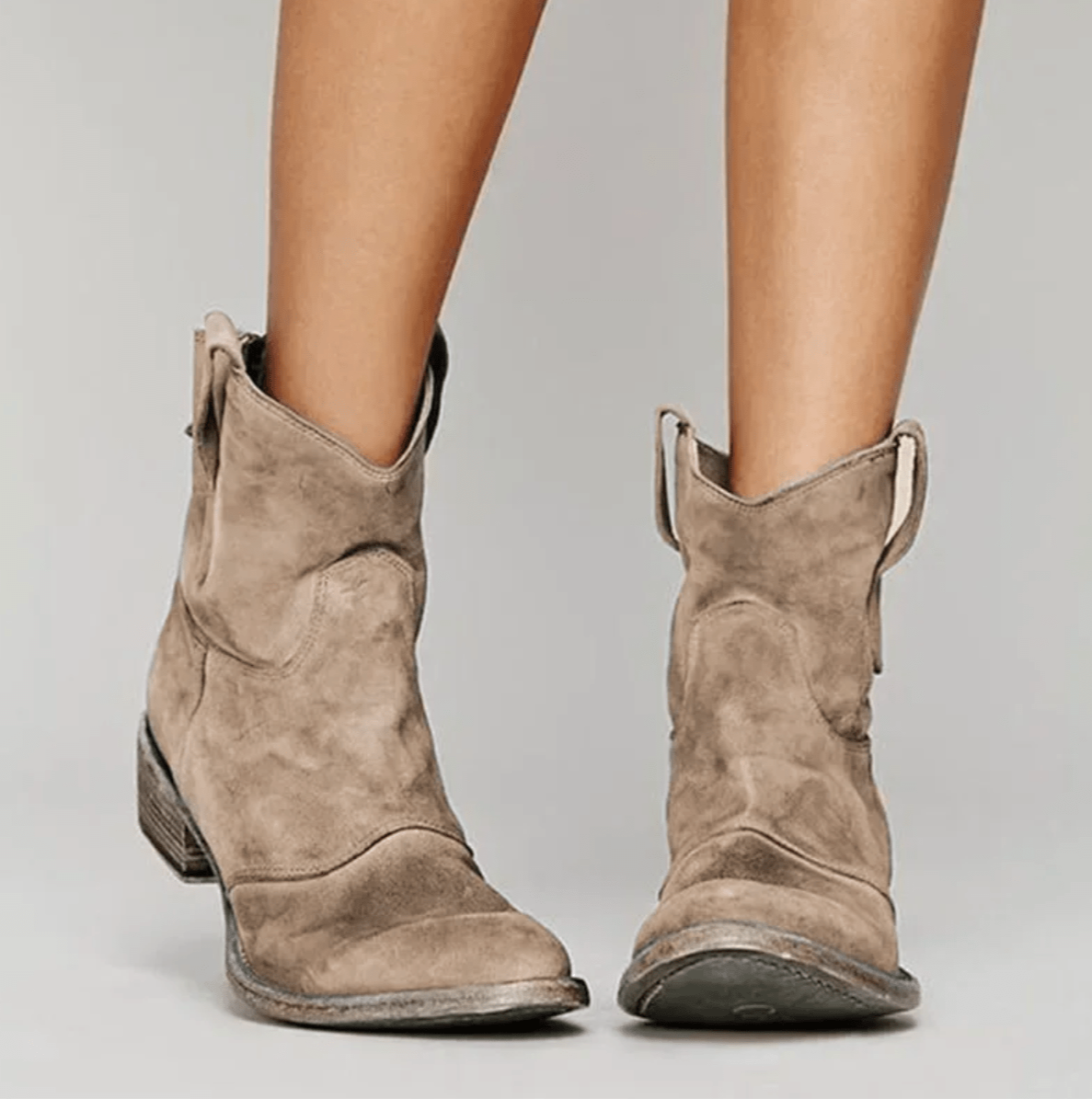 Classic suede orthopaedic ankle boots for women | Charlotte