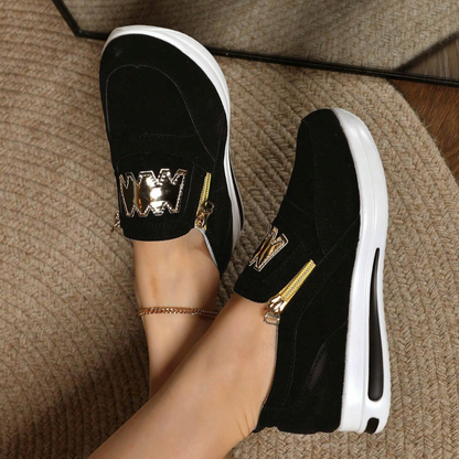 Marivelle | Women's Breathable Mesh Elevated Arch Sneakers