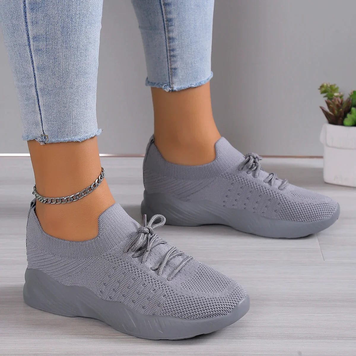 Almira | Women's Breathable Knit Orthopedic Walking Shoes