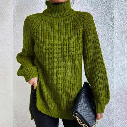Genevieve | Women's Knitted Turtleneck Sweater