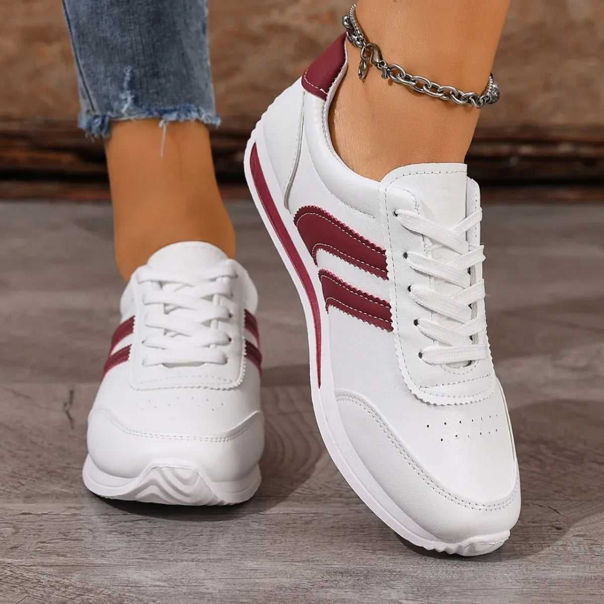 Nerissa | Women's Cross Band Cushioned Walking Shoes