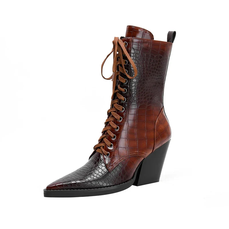 Izzy Ryder Lace-Up Boots for Women | Marlowe
