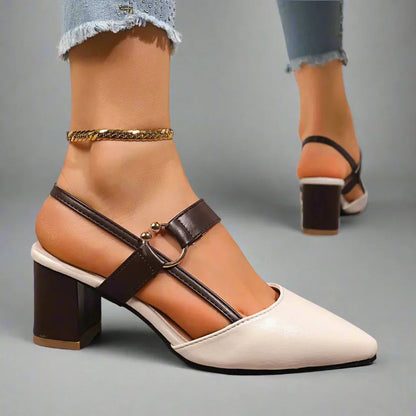 Classic comfort everyday heels for women | Elowen