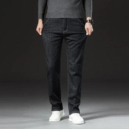 Fleece lined full length jeans for men | Hudson