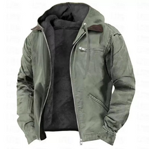 Classic hooded winter utility jacket for men | Mason