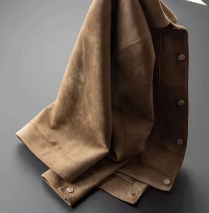 Classic suede everyday casual jacket for men | St. Clair