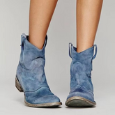 Classic pointed toe western ankle boots for women | Sierra