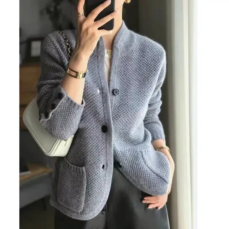 Grace Half-Neck Cardigan for Women | Elowen