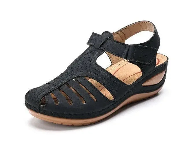 Romilly | Women's Cushioned Sandals with Wedge Heel