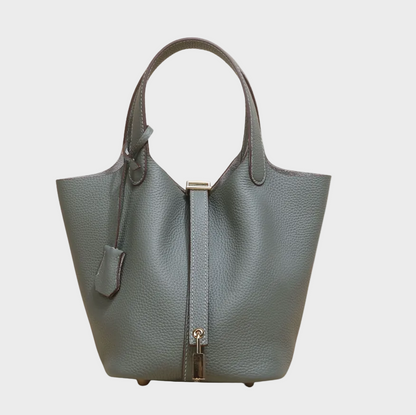 Kennedy | Women's Pebbled Shoulder Bag with Lock Detail