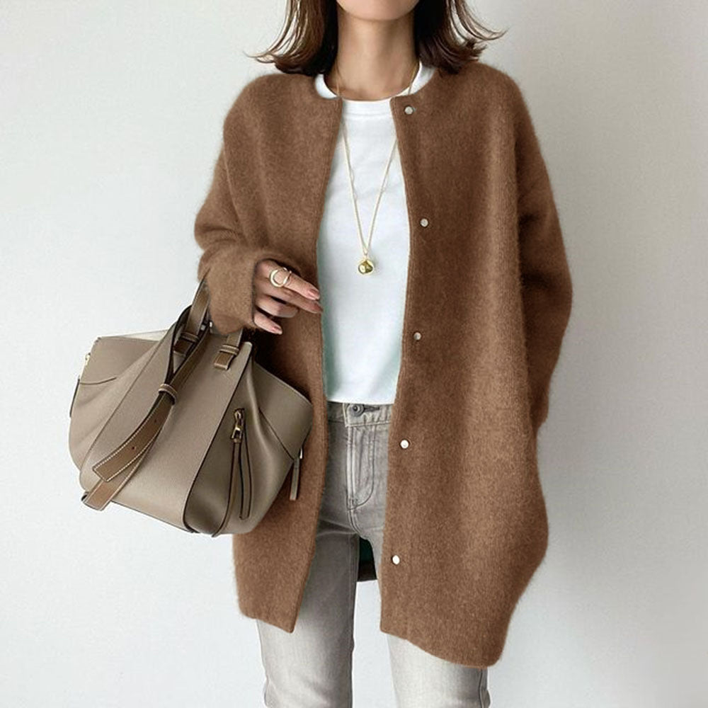 Relaxed pocket cardigan for women | Aria