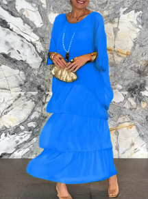 Flowing Elegant Maxi Dress for Women | Selene