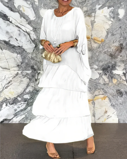 Flowing Elegant Maxi Dress for Women | Selene