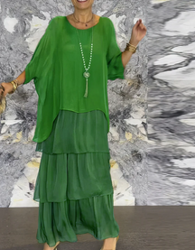 Flowing Elegant Maxi Dress for Women | Selene