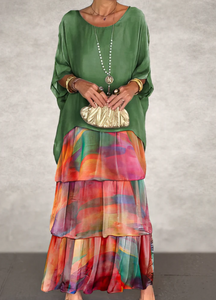 Flowing Elegant Maxi Dress for Women | Selene