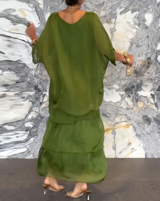 Flowing Elegant Maxi Dress for Women | Selene