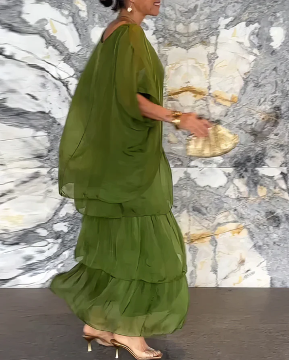 Flowing Elegant Maxi Dress for Women | Selene