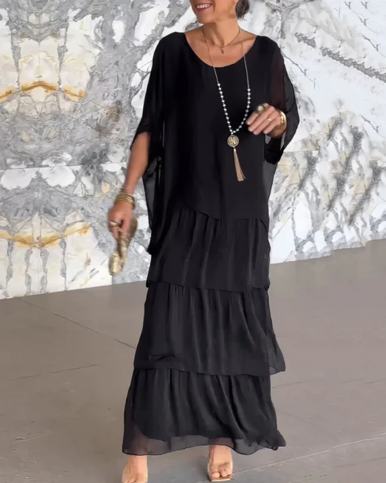 Flowing Elegant Maxi Dress for Women | Selene