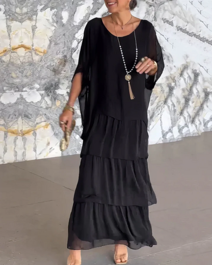 Flowing Elegant Maxi Dress for Women | Selene