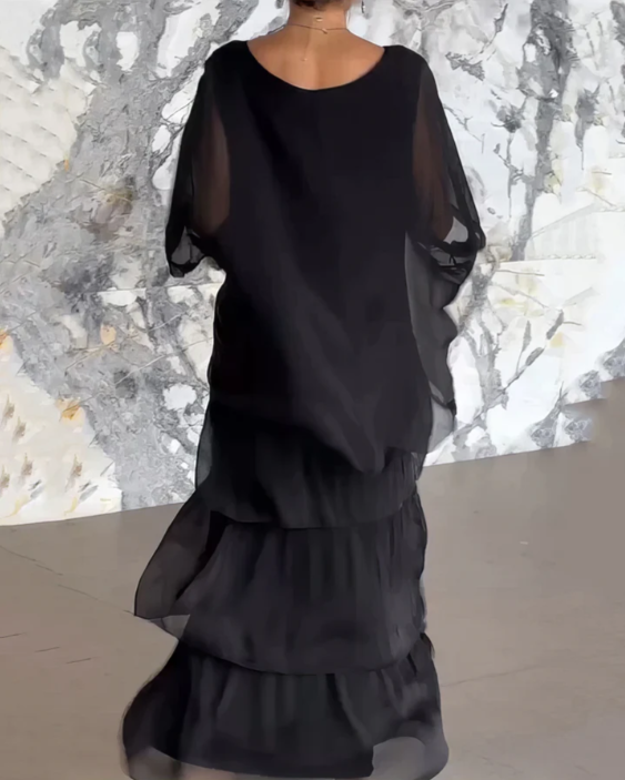 Flowing Elegant Maxi Dress for Women | Selene