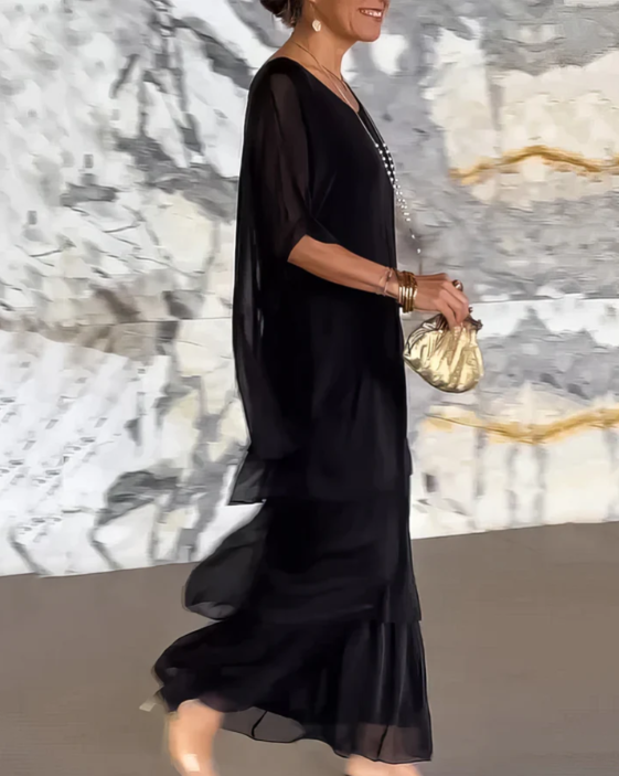 Flowing Elegant Maxi Dress for Women | Selene