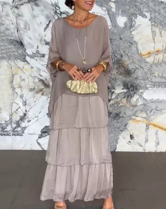 Flowing Elegant Maxi Dress for Women | Selene