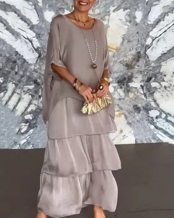 Flowing Elegant Maxi Dress for Women | Selene