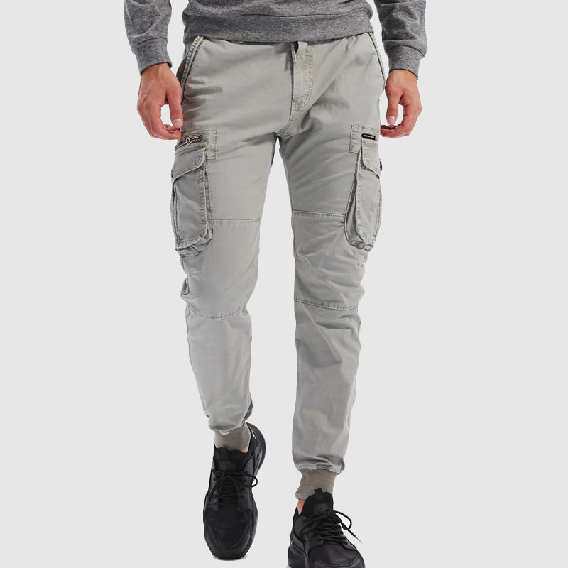 Slim-fit cargo pants with utility pockets for men | Atlas