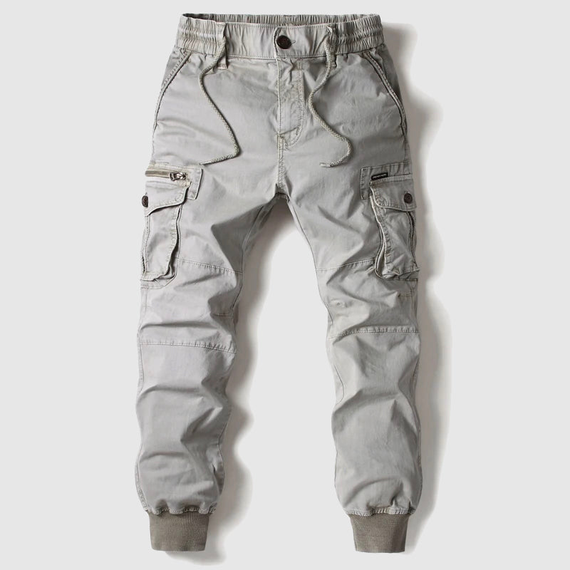 Slim-fit cargo pants with utility pockets for men | Atlas