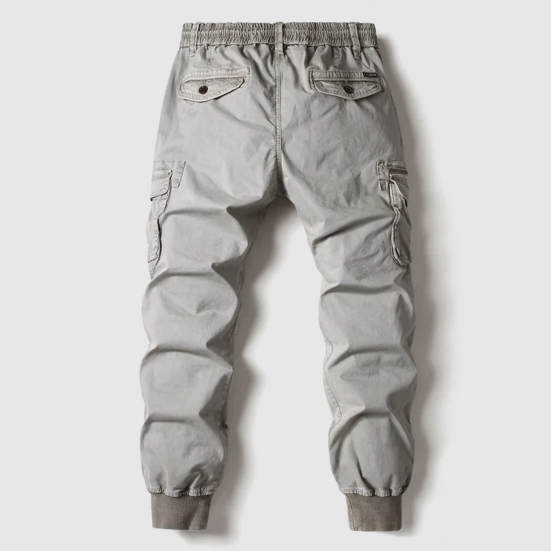 Slim-fit cargo pants with utility pockets for men | Atlas
