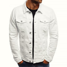 Slim-fit casual denim jacket for men | Armand