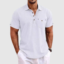 Classic short-sleeve polo shirt for men | Julien