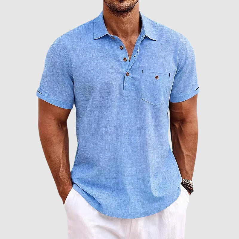 Classic short-sleeve polo shirt for men | Julien