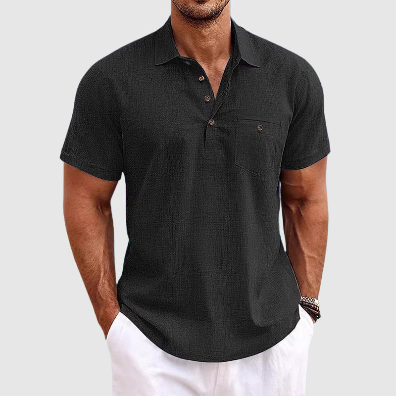 Classic short-sleeve polo shirt for men | Julien