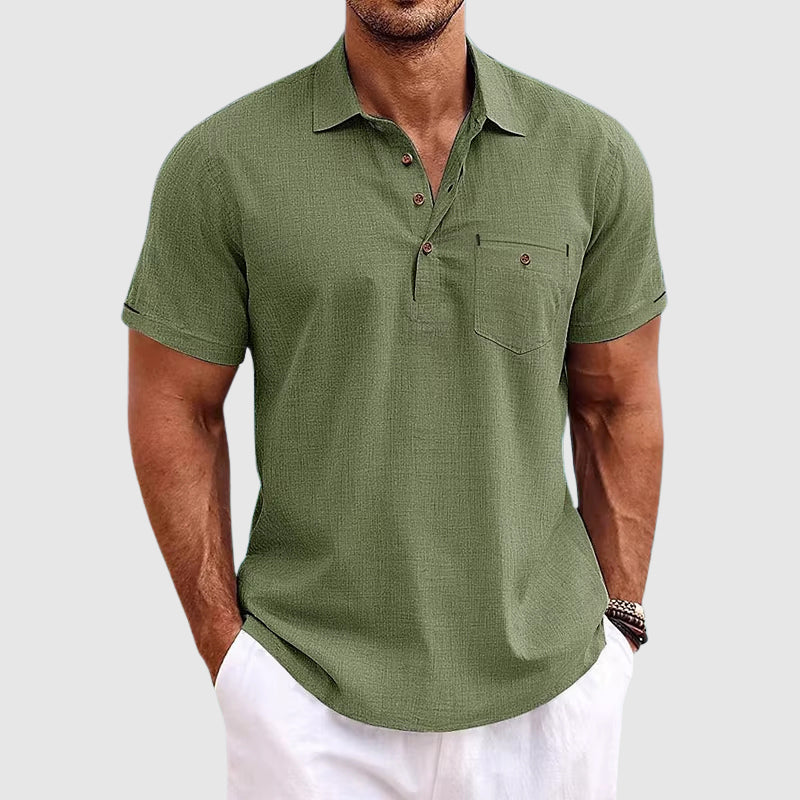 Classic short-sleeve polo shirt for men | Julien
