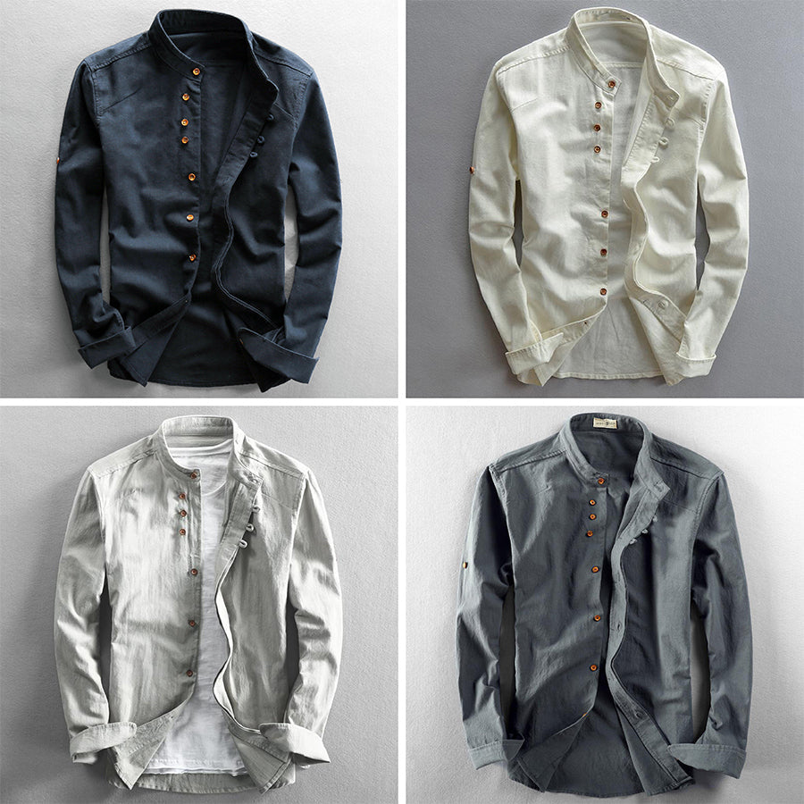 Elegant long coat with buttons for women | Lucy