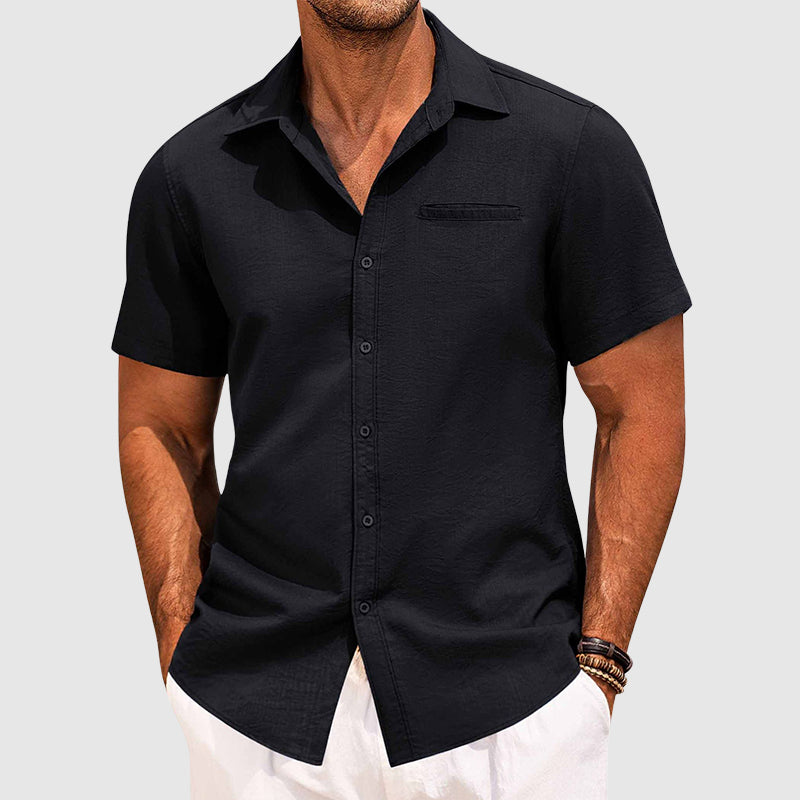 Classic short-sleeve summer shirt for men | Arlo