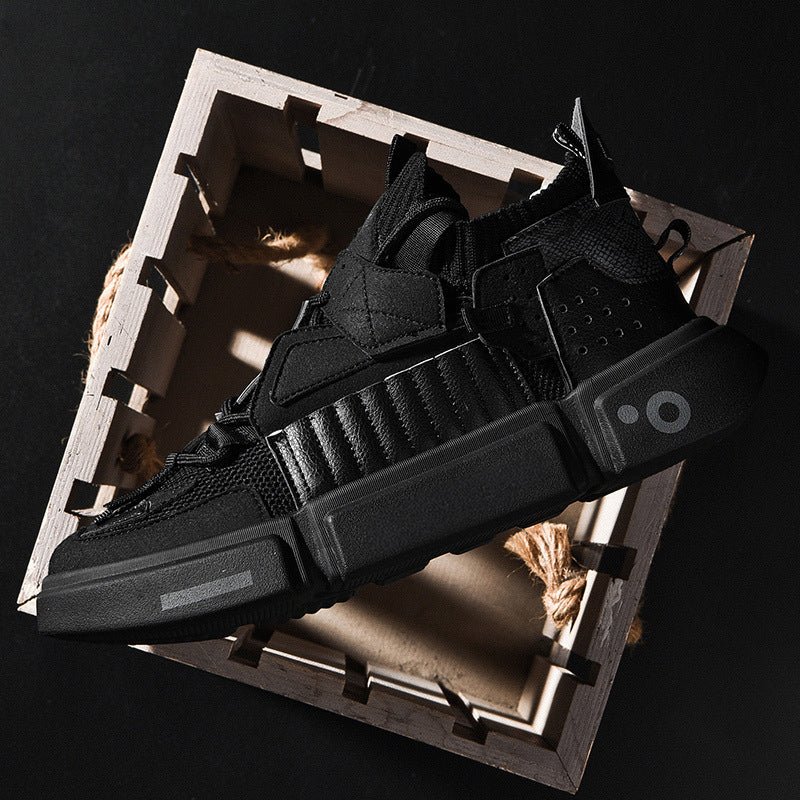 Sleek lace-up sneakers with modern design for men | Arlo