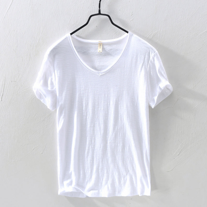 Classic Cotton Short Sleeve Shirt for Men | Silvano