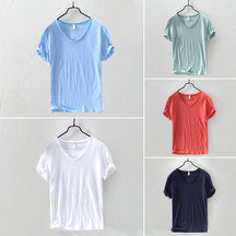 Classic Cotton Short Sleeve Shirt for Men | Silvano