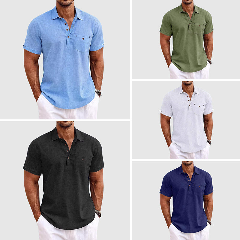 Classic short-sleeve polo shirt for men | Julien