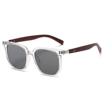Wood-frame tinted sunglasses for men | Solvik