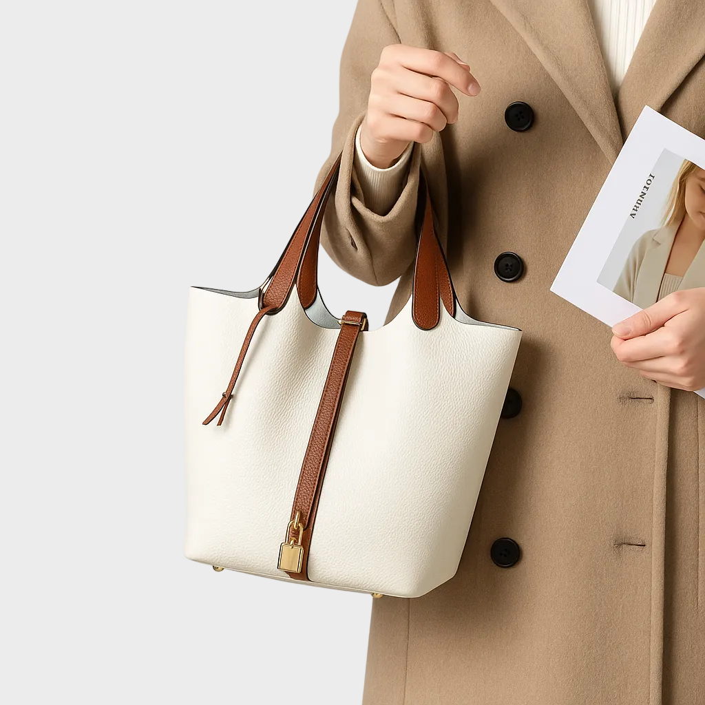 Kennedy | Women's Pebbled Shoulder Bag with Lock Detail