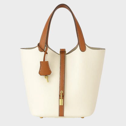 Kennedy | Women's Pebbled Shoulder Bag with Lock Detail