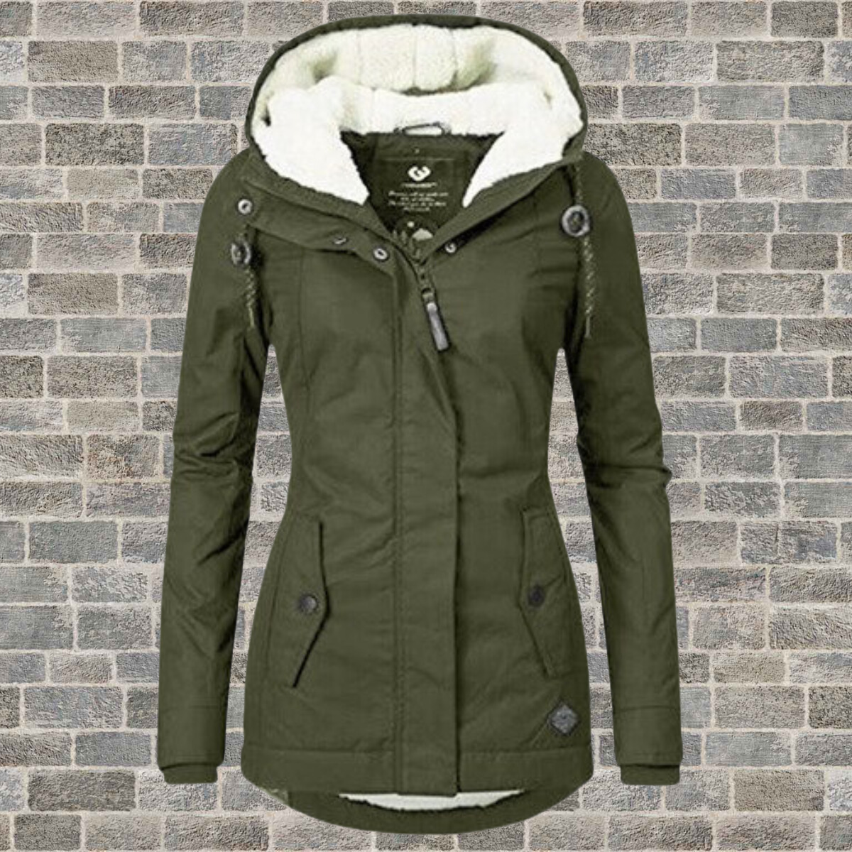 Valerine | Women's Hooded Pleated Jacket with Pockets
