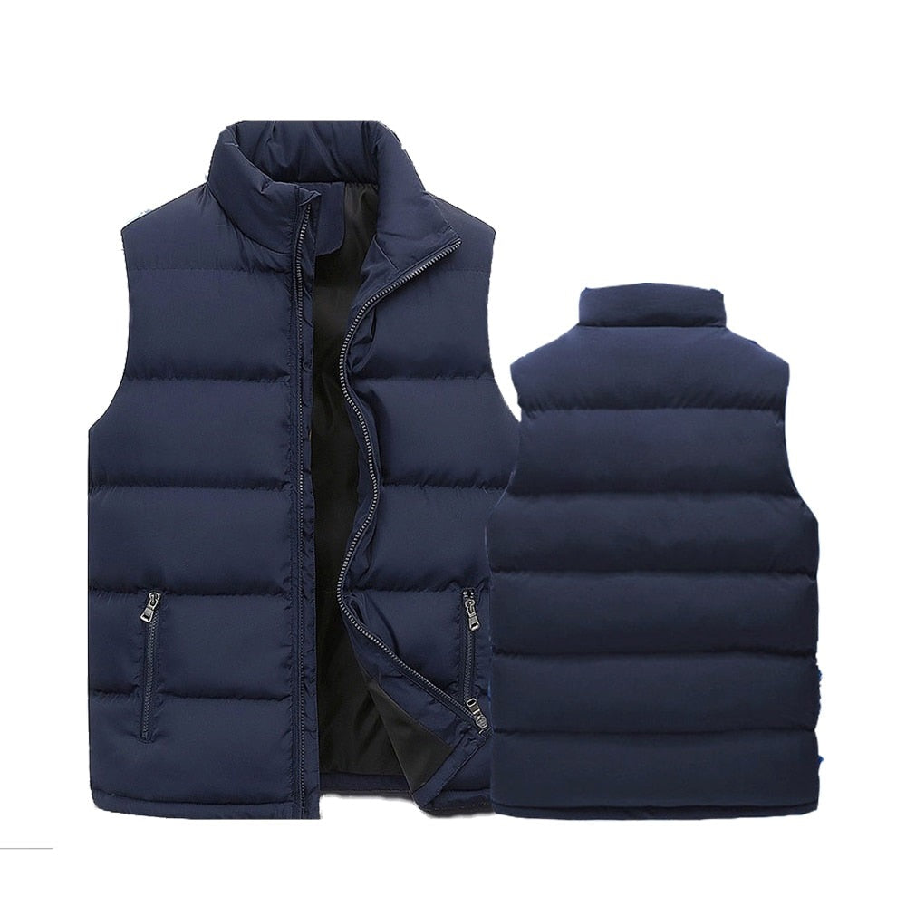 Modern quilted gilet with streamlined fit for men | Calder