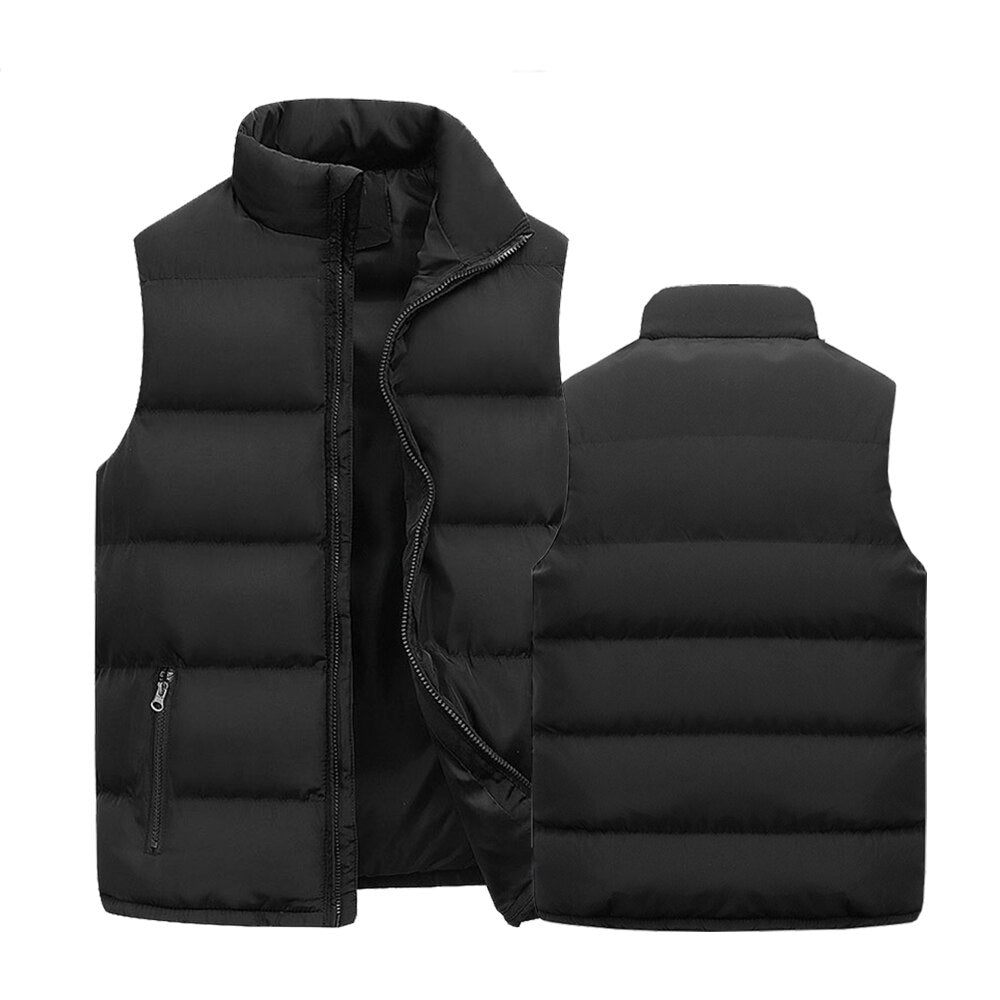 Modern quilted gilet with streamlined fit for men | Calder