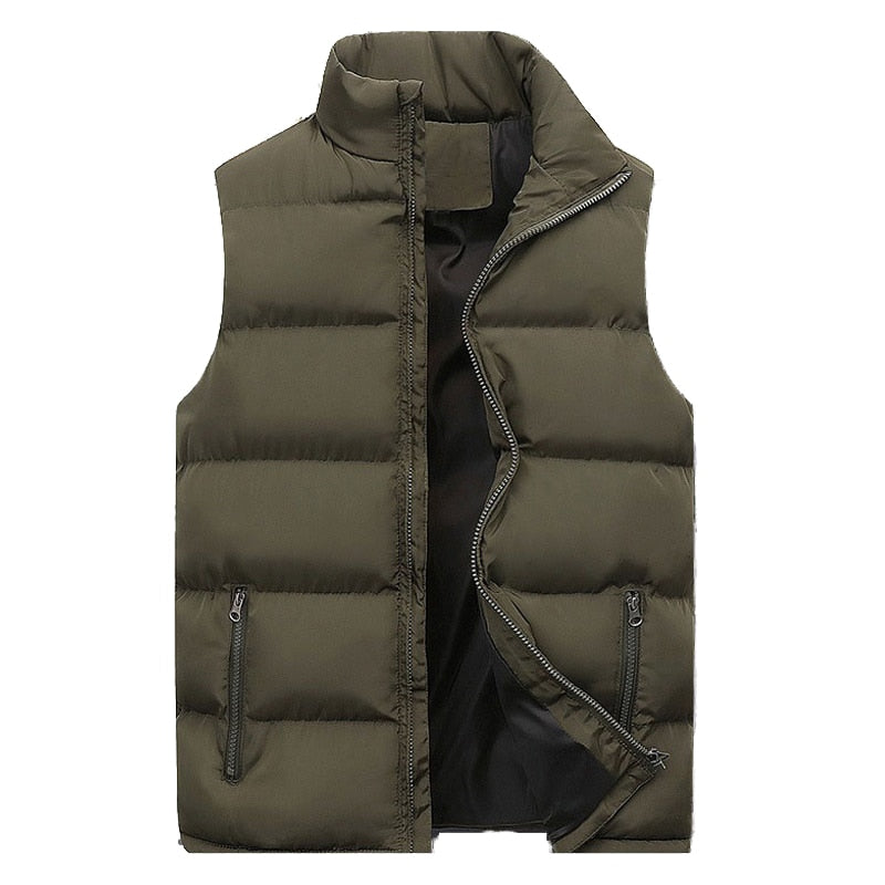 Modern quilted gilet with streamlined fit for men | Calder