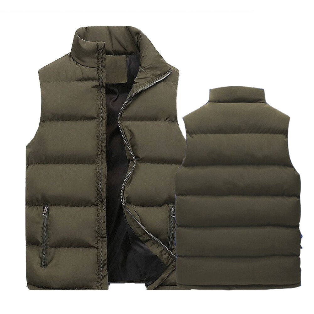 Modern quilted gilet with streamlined fit for men | Calder