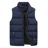Modern quilted gilet with streamlined fit for men | Calder